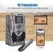 The BolyGuard 4G wireless trail camera captures 24 Mega Pixel crystal images and full HD 1080P videos with sound recording, providing more high-quality details during daytime and night.