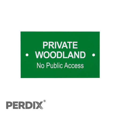 Private Woodland No Public Access Gate Sign - Small
