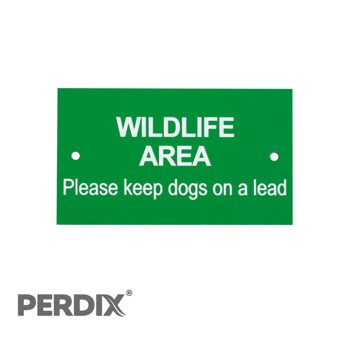 Wildlife Area Please Keep Dogs On A Lead Farm Gate Sign