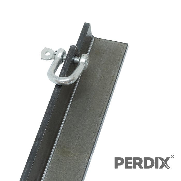PERDIX Ground Anchor Stake (inc. D-Shackle). Made from 4mm steel, these stakes will penetrate very hard ground conditions easily. A 5mm D-Shackle is included to provide a secure anchor point.