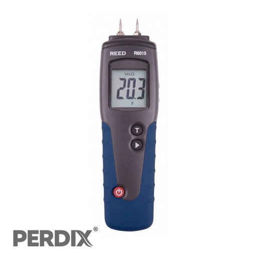 REED R6015 Wood Moisture Meter. Designed specifically to measure moisture in approximately 170 species of wood.