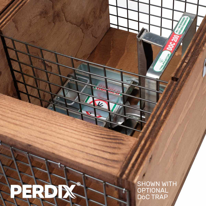 PERDIX DoC 200 Wooden Tunnel with optional DoC 200 Trap