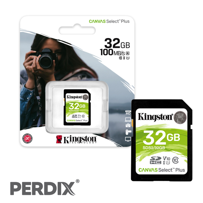 Kingston 32GB Canvas Select Plus SD Memory Card