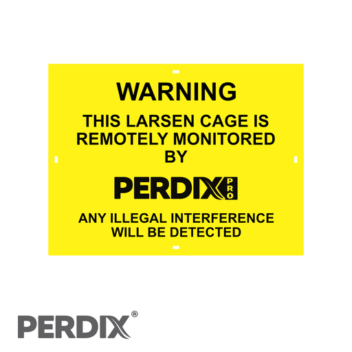 An effective warning sign to help stop interference with your Larsen