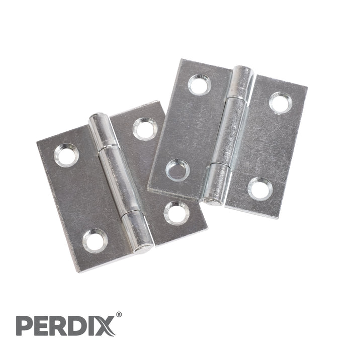 Metal hinges on a white background with 'PERDIX' branding.