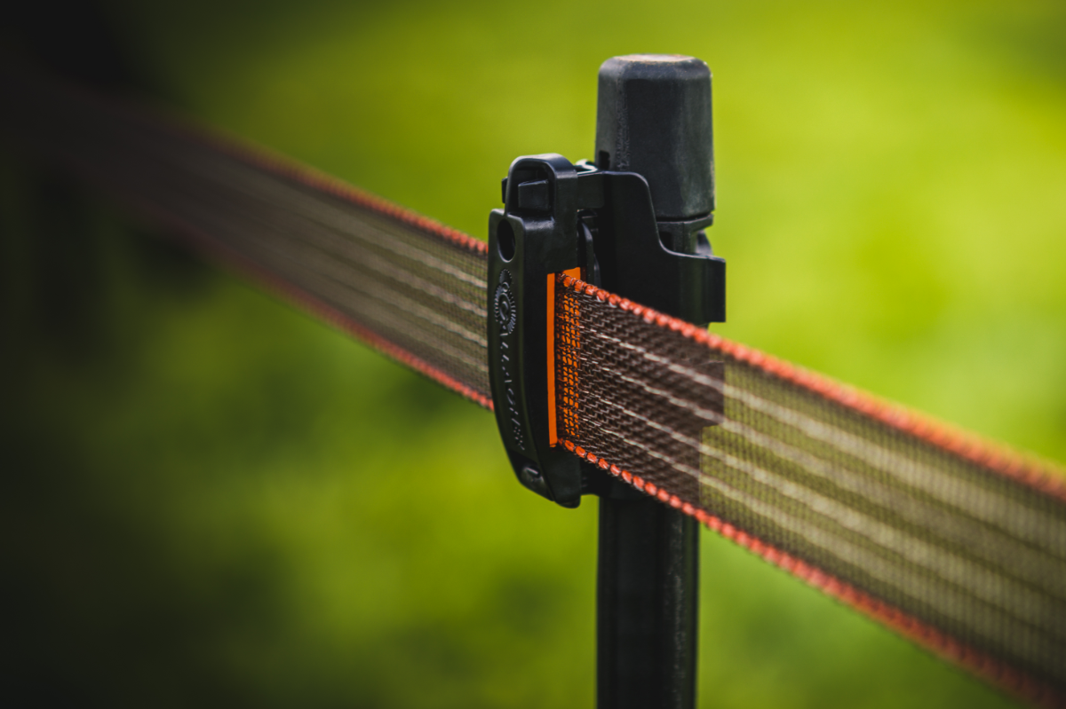 Electric Fence Tape for wildlife electric fencing projects large and small. 