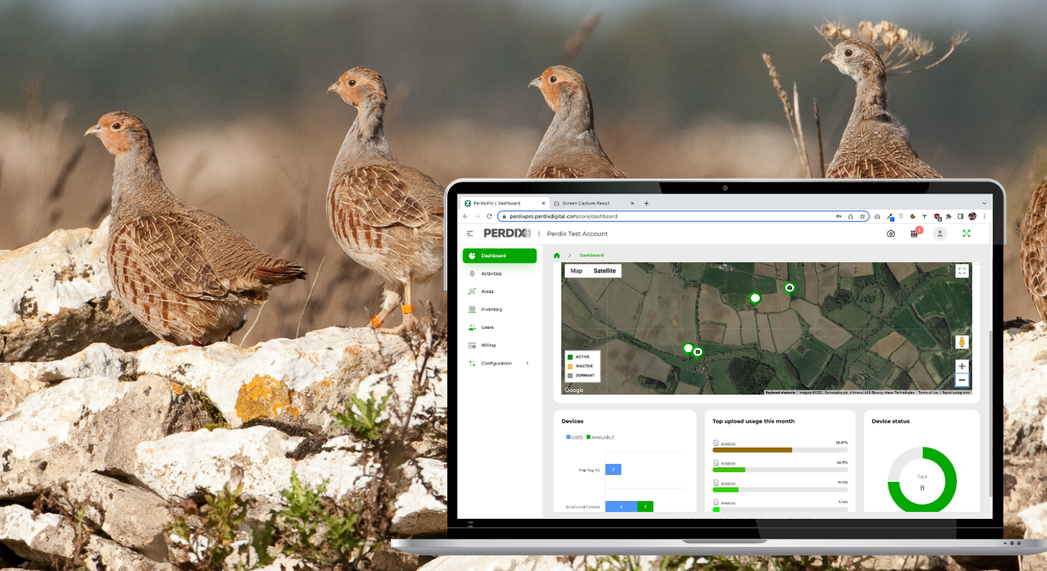 Perdix believes in harnessing the amazing possibilities of modern technology in wildlife management and conservation. Our innovative digital platform integrates with our physical products to provide our customers with unmatched possibilities.