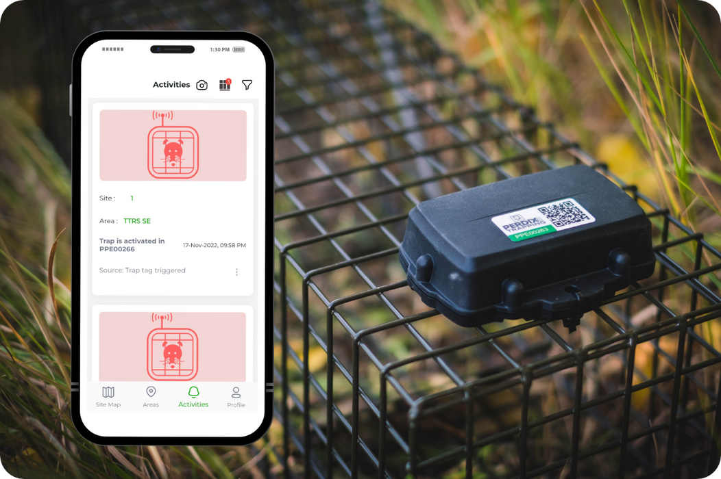 PERDIXPro 4G LPWA (LTE-M & NB-IOT) Small Trap Tag