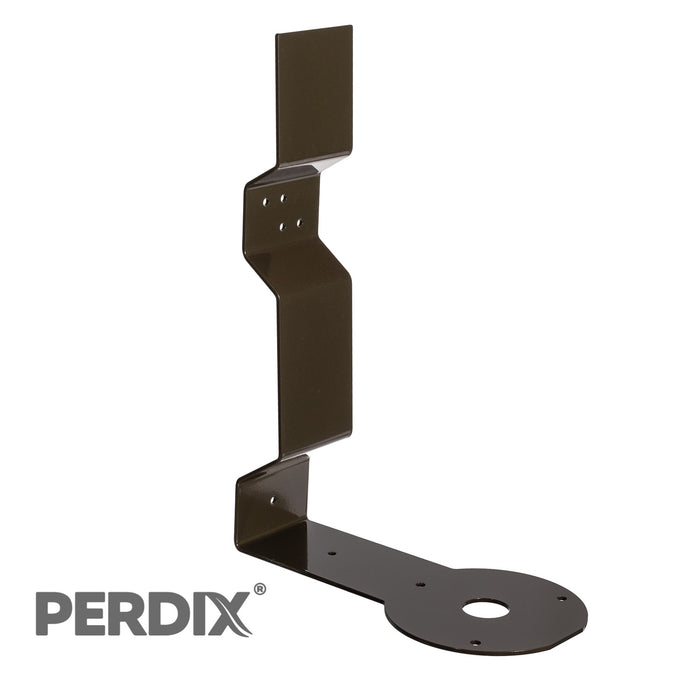Automatic Gamebird Feeder Post Mount designed to allow the PERDIX Automatic Farmland Bird Feeder and the PERDIX Automatic Game Bird Feeder to be quickly, easily and securely attached to any fence post or tree.