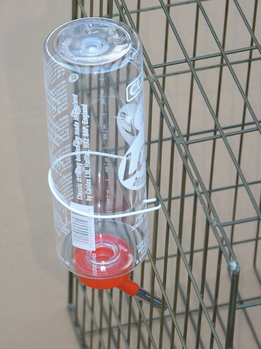 Bottle drinker attached to PERDIX Larsen Trap