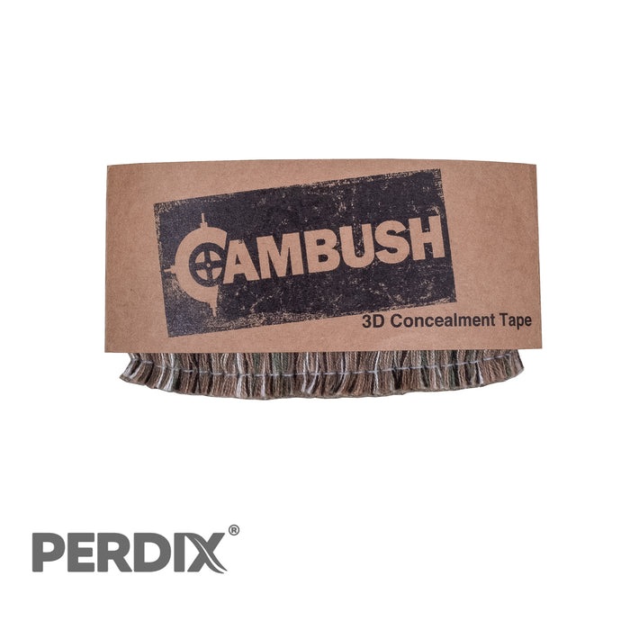 CAMBUSH 3D Trail Camera Concealment Tape.  Installs in minutes. Will not rot, fade or mildew. Removable. Blends with a variety of environments. Withstands outdoor elements.