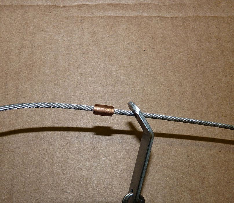 Copper Loop Installation 2mm Copper Loop Stops (Pack of 25) — Perdix Wildlife Supplies