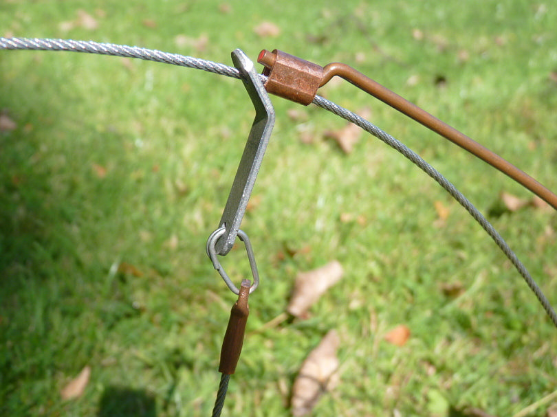 Genuine Relax-A-Lock used in the construction of the DBsnare fox cable restraint.