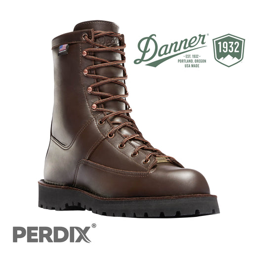 Danner Hood Winter 58900 Boots. CLASSIC HUNT BOOT FROM DANNER Back by popular demand, the legendary Hood Winter Light is USA made, features GORE-TEX lining for breathable, waterproof protection, and 200G Thinsulate Insulation for comfort on cold days. A full-grain leather upper combined with Danner's famous stitchdown construction provides rugged durability and a wider platform for sure footing. The Vibram Kletterlift outsole delivers traction and stability over tricky terrain