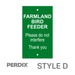 Farmland Bird Feeder Information Sign Style D