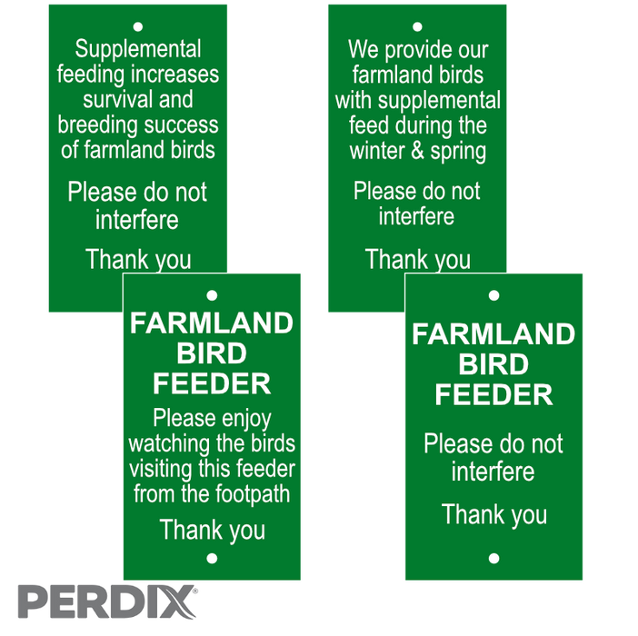Farmland Bird Feeder Information Sign