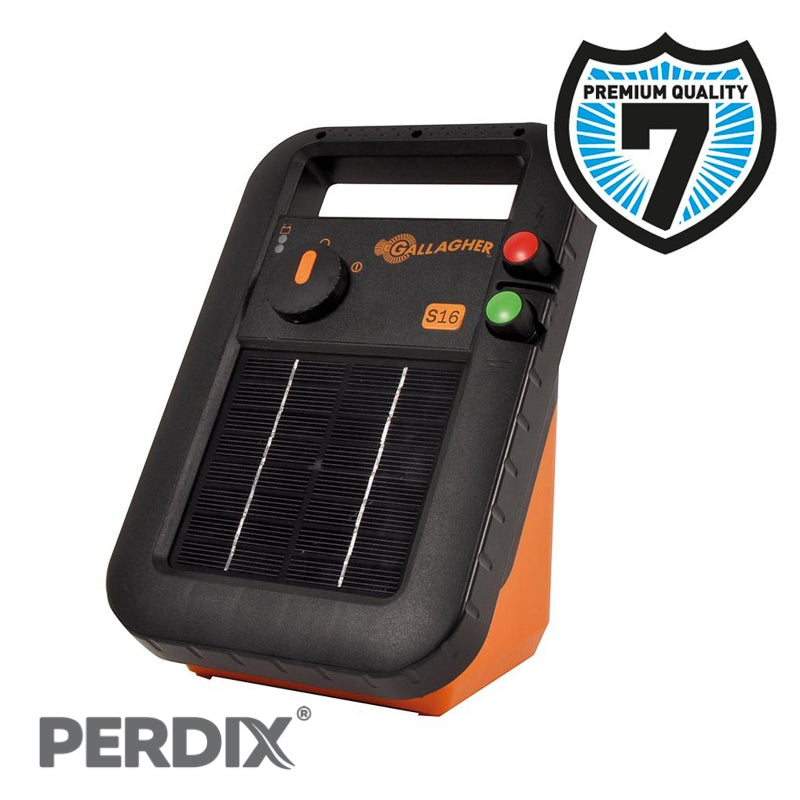 Gallagher S16 Solar Fence Engergiser Incl Lithium Battery — Perdix Wildlife Supplies