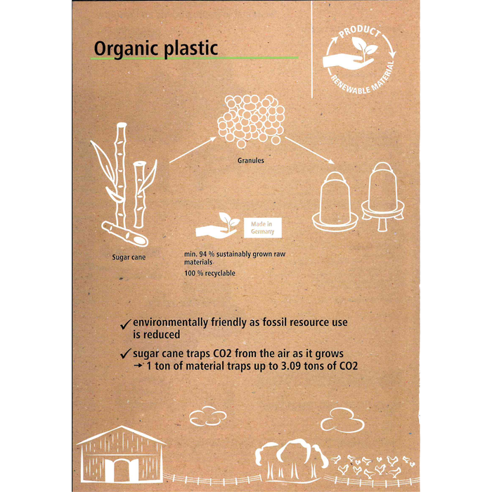 Kerbl 1.5 Litre Organic Plastic Drinker - 70140
