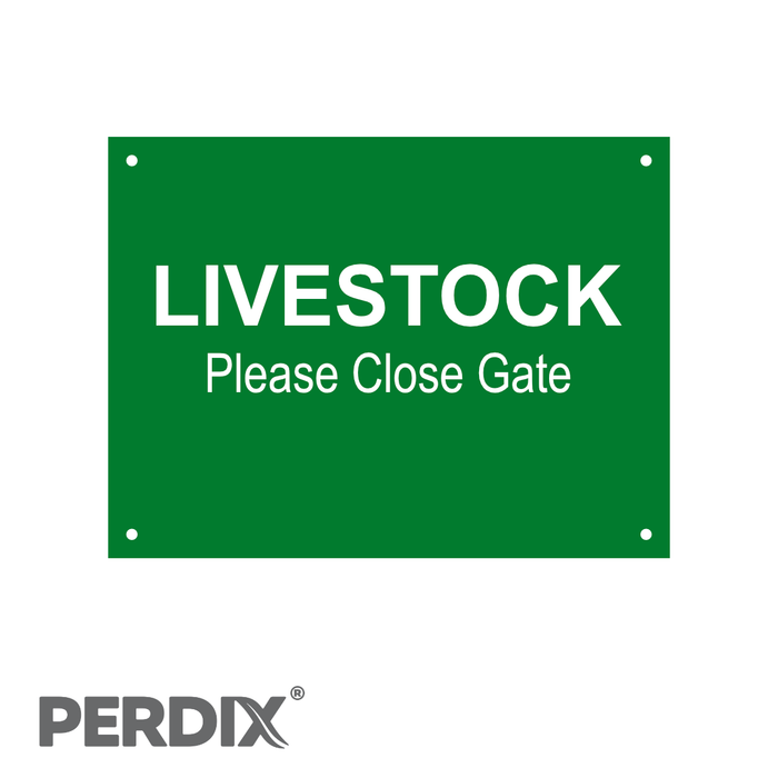 Livestock - Please Close Gate. Gate sign - Large