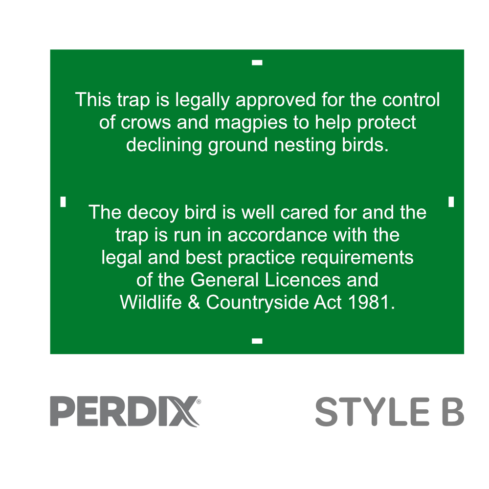 PerdixPro Trap Tags — Perdix Wildlife Supplies