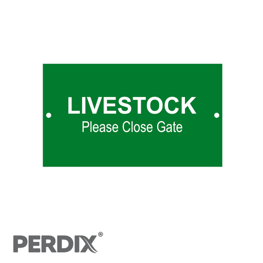 Livestock - Please Close Gate. Gate sign