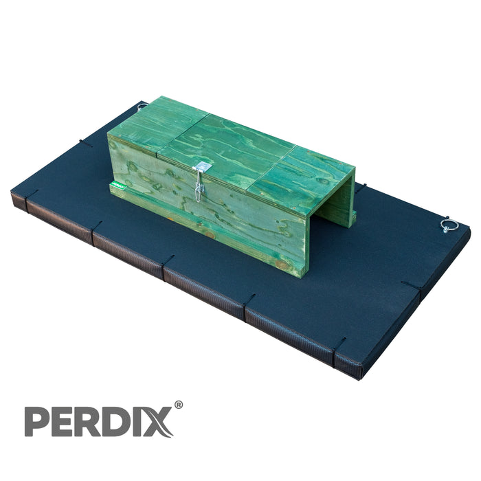 PERDIX Mink Raft With Protective Edging. With concern for the increasing amounts of plastic waste in aquatic environments, our tried and tested PERDIX Mink Raft is now available with protective edging to prevent the possibility of polystyrene breaking from the raft.