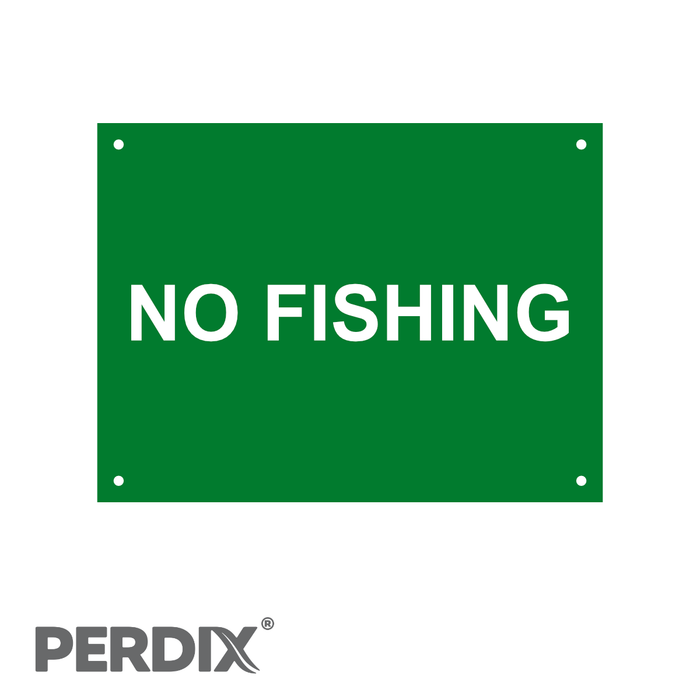 No Fishing Gate Sign. Large.