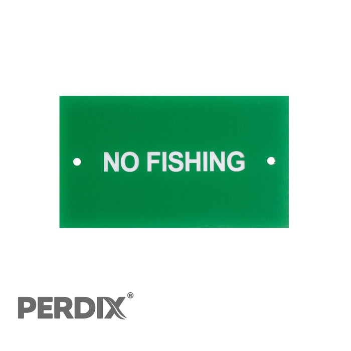 No Fishing Gate Sign. Small
