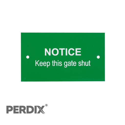 Notice Keep This Gate Shut Farm Gate Sign. Small.