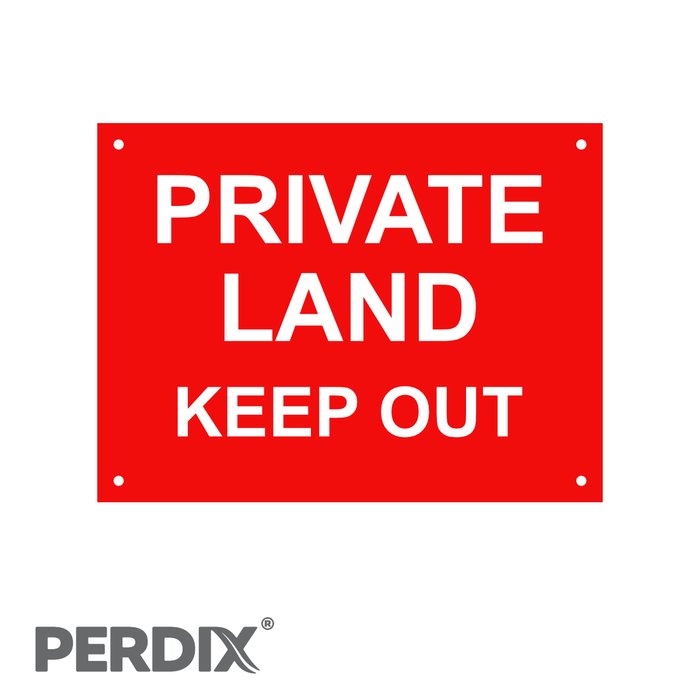 PRIVATE LAND - KEEP OUT. Gate Sign