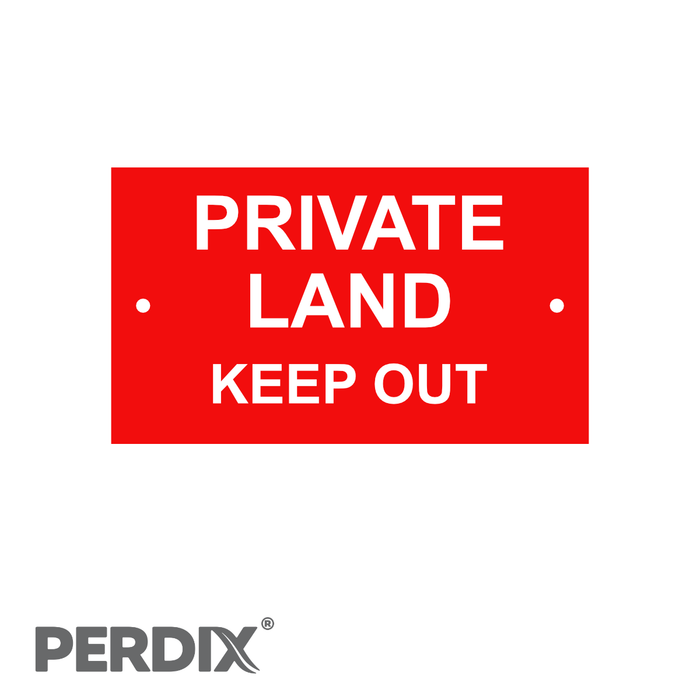 PRIVATE LAND - KEEP OUT. Gate Sign