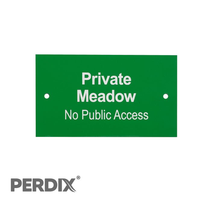 Private Meadow No Public Access Farm Gate Sign - Small