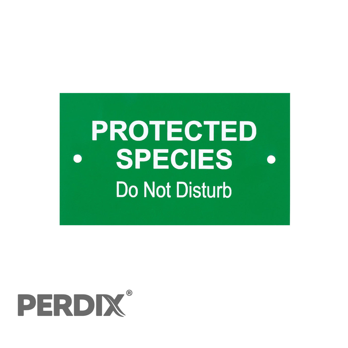 Protected By Rign Sign Protected Species - Do Not Disturb. Gate Sign — Perdix Wildlife Supplies