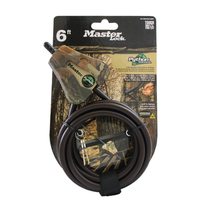 8mm Camo Python Cable Lock (keyed alike available) — Perdix Wildlife ...
