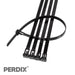 Releasable Reusable Nylon Cable Ties (Pack of 25)