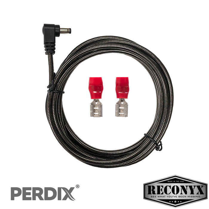 Reconyx External Shielded Power Cable with Spade Connector