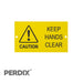 Spring Trap Caution Sign Yellow