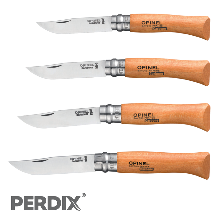 The Opinel pocket knife, the essential companion.  Exceptional cutting quality and ease of sharpening. 