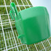 Cage feeding or drinking cup easily clips onto cage