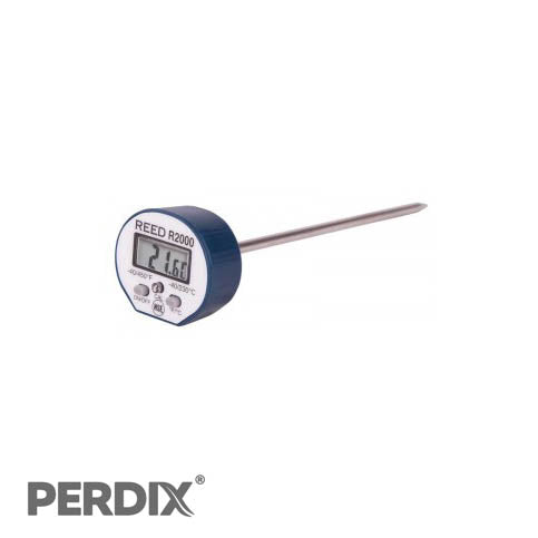 REED R2000 Stainless Steel Digital Stem Thermometer. NSF certified pocket sized stem thermometer with 4.75" (121mm) stainless steel probe.