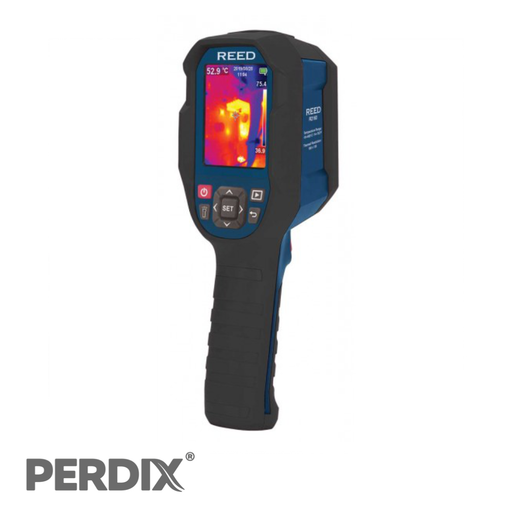 REED R2160 Thermal Imaging Camera, 160x120. This thermal imaging camera features a 160 x 120 (19,200 pixels) infrared sensor that can detect temperatures between 14 and 752°F (-10 and 400°C). The R2160 has the ability to display hot and cold spot temperatures on a 2.8" colour LCD and allows a user to choose from 5 different colour palettes.