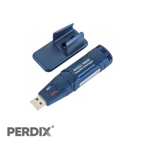 REED R6020 Temperature and Humidity USB Datalogger. Record up to 16,000 temperature and 16,000 humidity readings, easily transfer data with integrated USB interface.