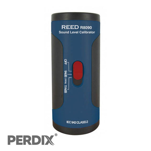 REED R8090 Sound Level Calibrator. This sound calibrator generates a stable acoustic signal at a controlled frequency and amplitude to verify the accuracy of your sound level meter